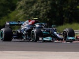 Valtteri Bottas in action during practice for the Hungarian Grand Prix on July 30, 2021