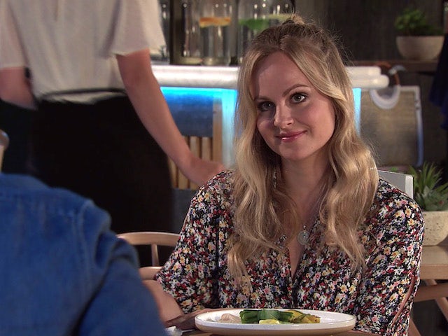 Sarah on the first episode of Coronation Street on August 18, 2021