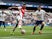 Arsenal's Pierre-Emerick Aubameyang in action against Tottenham Hotspur's Pierre-Emile Hojbjerg on August 8, 2021