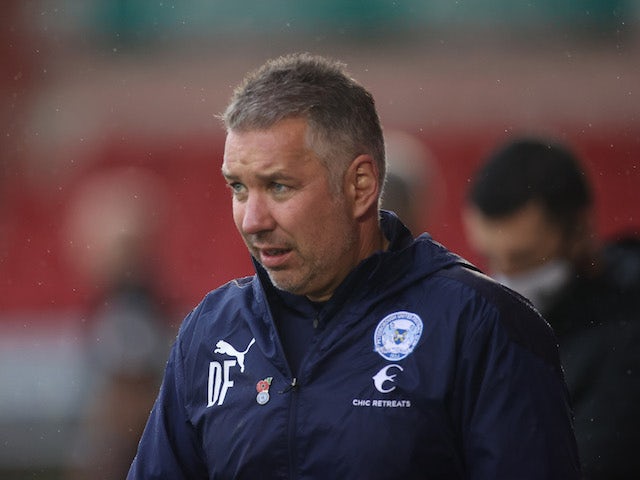 Peterborough United manager Darren Ferguson pictured in November 2020
