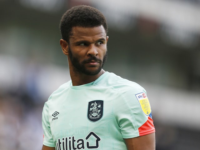 Huddersfield Town's Fraizer Campbell looks on August 7, 2021
