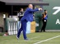 Portland Timbers head coach Giovanni Savarese directs his team against Real Salt Lake during the first half at Providence Park on August 7, 2021