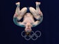 Jack Laugher in a flattering position in the men's 3m semi-final on August 3, 2021