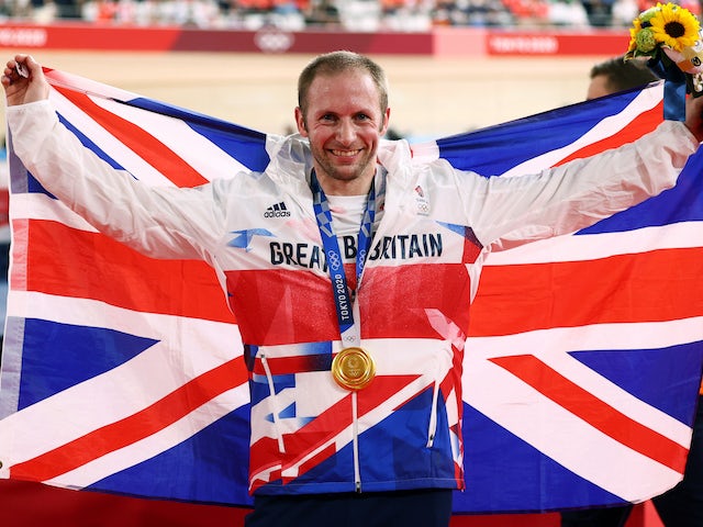 Jason Kenny celebrates an incredible gold for Team GB on August 8, 2021