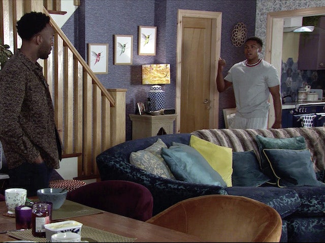 Michael and James on Coronation Street on August 20, 2021