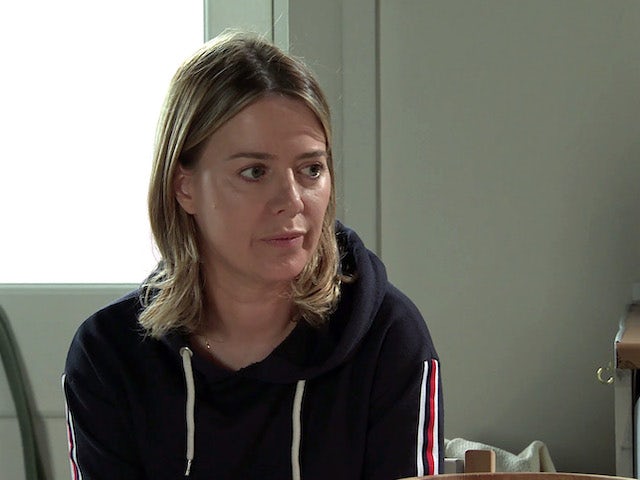 Abi on the first episode of Coronation Street on August 16, 2021