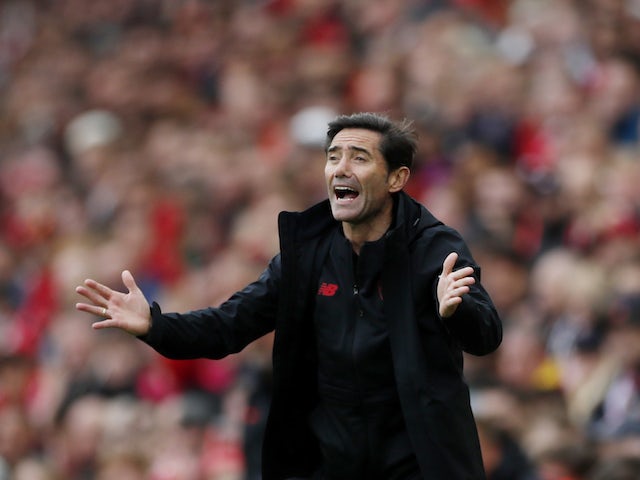 Athletic Bilbao coach Marcelino reacts on August 8, 2021