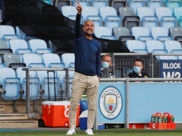 The in-house striking options available to Manchester City boss Pep Guardiola