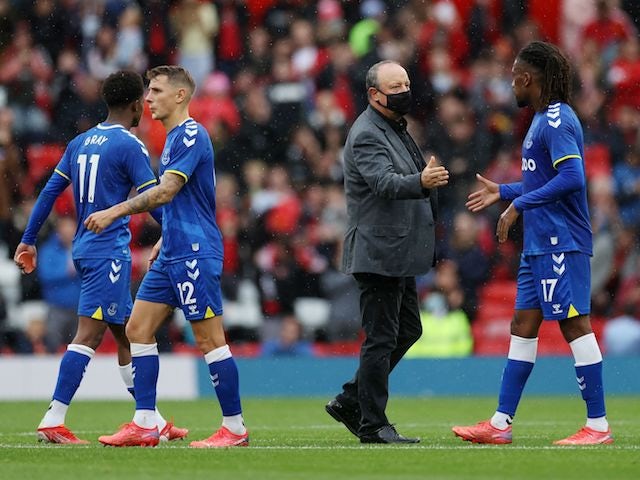 Everton boss Rafael Benitez pictured on August 7, 2021