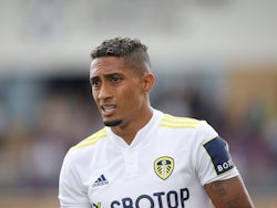 Leeds United attacker Raphinha pictured on July 31, 2021