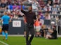 Colorado Rapids head coach Robin Fraser calls out in the first half against the Sporting Kansas City at Dick's Sporting Goods Park on August 7, 2021