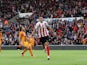 Sunderland's Ross Stewart celebrates scoring their first goal against Hull City pictured on July 30, 2021