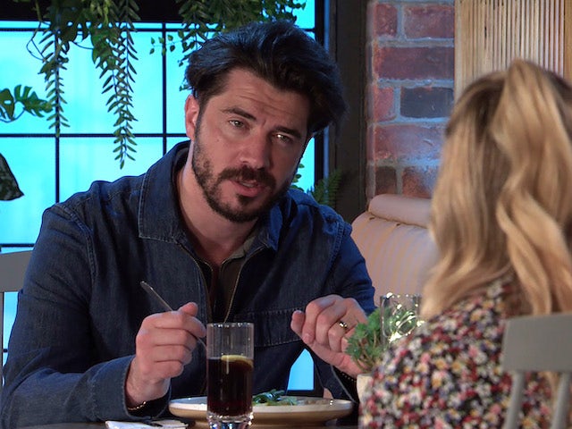 Adam on the first episode of Coronation Street on August 18, 2021