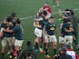 South Africa celebrate beating the Lions on August 7, 2021