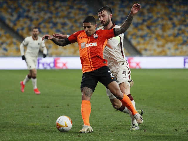 Shakhtar Donetsk's Dodo pictured in action in March 2021