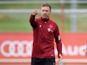 Bayern Munich coach Julian Nagelsmann during training on July 7, 2021