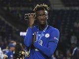 Chelsea striker Tammy Abraham pictured in May 2021