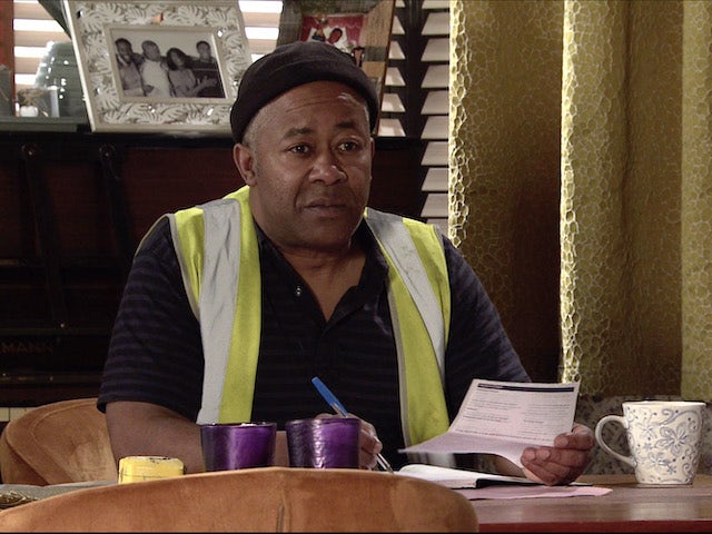 Ed on the first episode of Coronation Street on August 23, 2021
