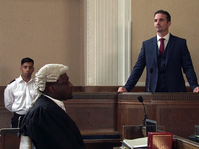 Tommy Orpington takes the stand on the second episode of Coronation Street on September 3, 2021