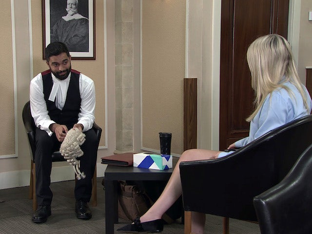 Imran on the second episode of Coronation Street on September 1, 2021