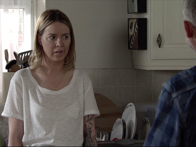 Abi on the first episode of Coronation Street on August 25, 2021