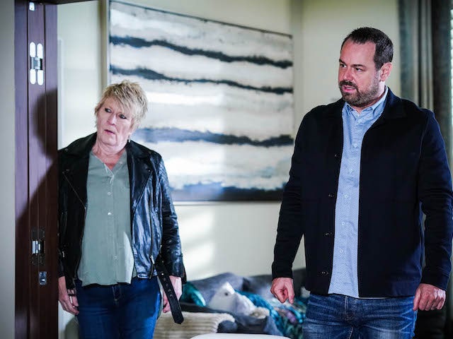 Shirley and Mick on EastEnders on August 31, 2021