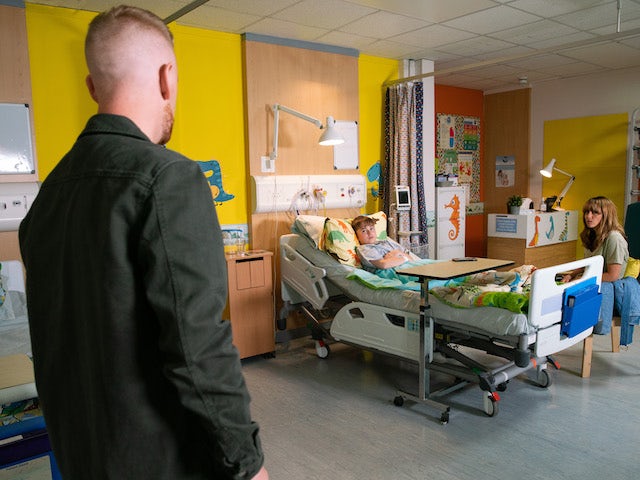 Gary on the second episode of Coronation Street on August 23, 2021