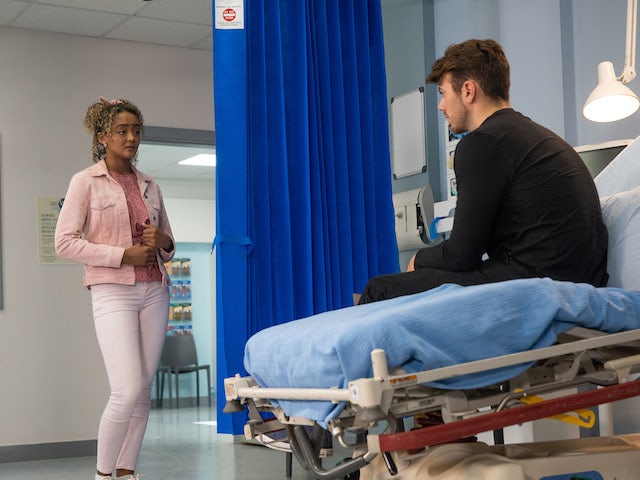 Curtis and Emma on the second episode of Coronation Street on September 3, 2021