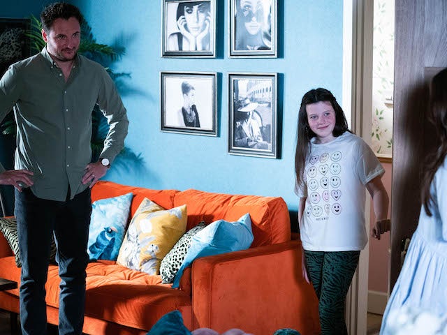 Martin and Lily on EastEnders on August 27, 2021