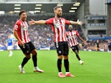 Adam Armstrong celebrate scoring for Southampton on August 14, 2021