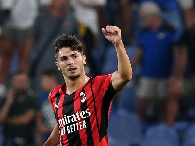 Brahim Diaz pictured for AC Milan in August 2021
