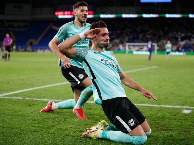 Jakub Moder and Andi Zeqiri on target as Brighton beat Cardiff in Carabao Cup