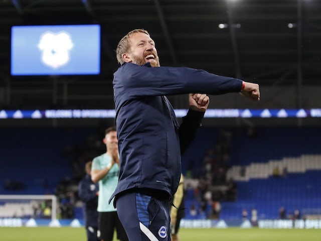 Graham Potter praises Brighton's academy after League Cup victory over Cardiff