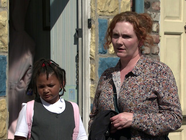 Fiz on the first episode of Coronation Street on September 6, 2021