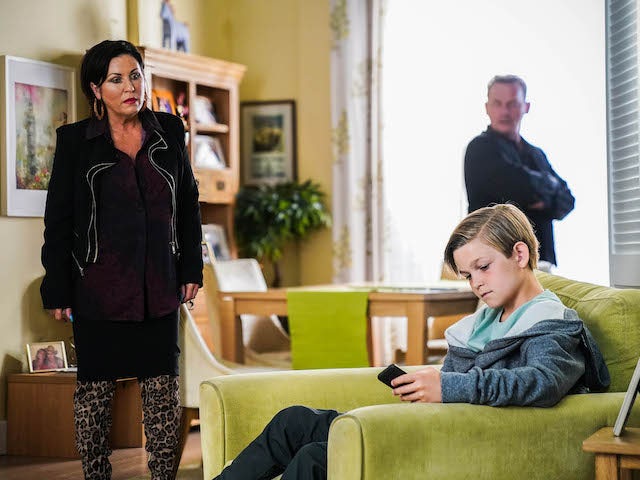 Kat and Tommy on EastEnders on September 10, 2021