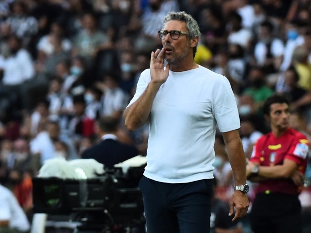 Udinese head coach Luca Gotti pictured on August 22, 2021