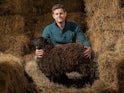 Matt Baker and a sheep in Matt Baker: Our Farm in the Dales