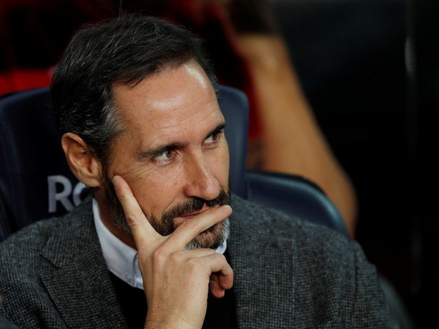 Espanyol boss Vicente Moreno pictured in December 2019