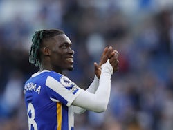 Brighton & Hove Albion midfielder Yves Bissouma pictured on August 21, 2021