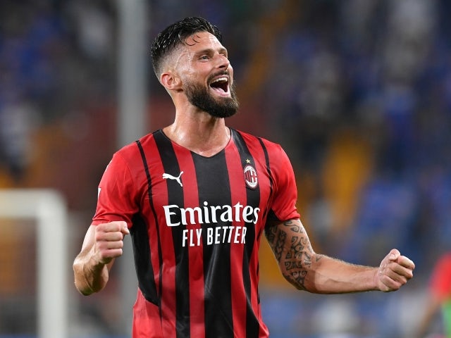 Olivier Giroud cleared to face Liverpool in CL opener