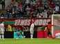 Cristiano Ronaldo celebrates his record-breaking goal for Portugal against the Republic of Ireland in a World Cup qualifier on September 1, 2021