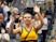 Simona Halep celebrates at the US Open on September 1, 2021