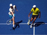 Joe Salisbury and Rajeev Ram pictured at the US Open on September 10, 2021