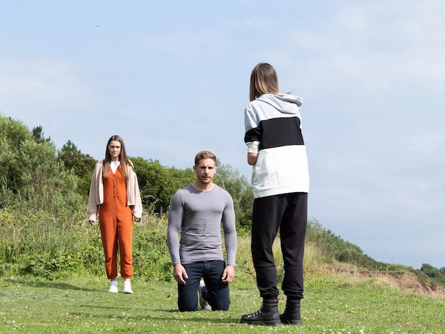 Sienna, Brody and Summer on Hollyoaks on September 16, 2021