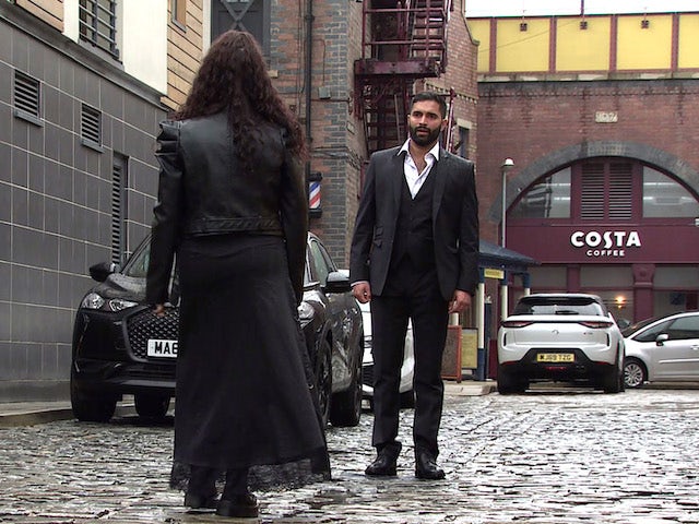 Imran on the first episode of Coronation Street on September 13, 2021