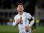 Lionel Messi in action for Argentina on September 10, 2021