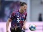 Bayern Munich's Marcel Sabitzer during the warm up before the match on September 11, 2021