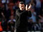 Fulham manager Marco Silva applauds fans after the match on September 11, 2021