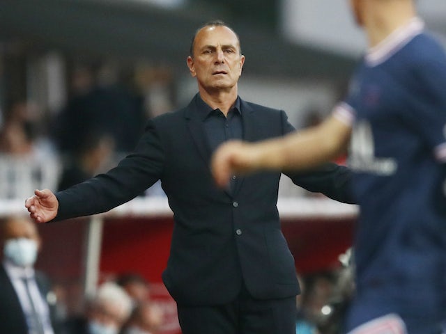 Brest manager Michel Der Zakarian pictured in August 2021