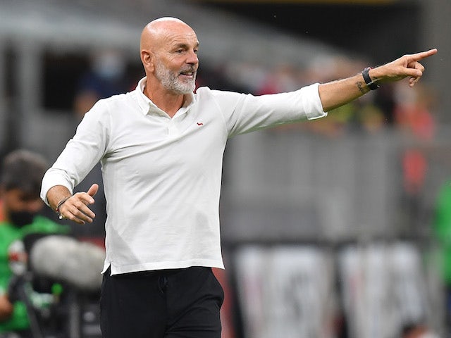 AC Milan head coach Stefano Pioli pictured in August 2021